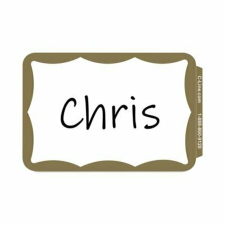 C-LINE PRODUCTS Name Badge, 3-1/2x2-1/4in, 100PK 92266